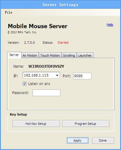 ֙CģM(Mobile Mouse Server)؈D0