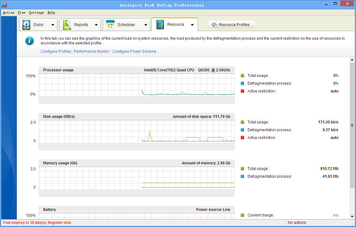 űPƬ(Auslogics Disk Defrag Pro)؈D2