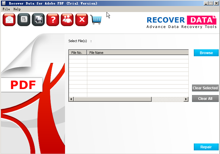 pdf޸(Recover Data for Adobe PDF)ͼ0