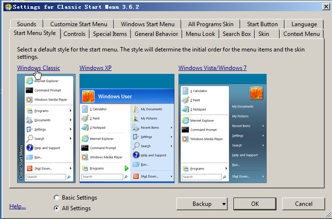 win7(Classic Shell|Win7ϵͳĿʼ˵ɾʽ)ͼ3