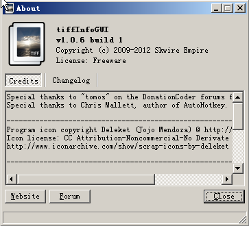 TIFFļϲ鿴(tiffInfoGUI)ͼ1