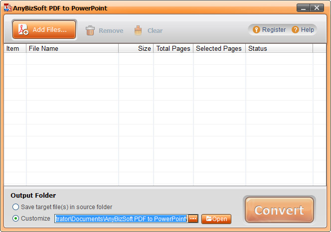 PDFתPPT(AnyBizSoft PDF to PowerPoint)ͼ0