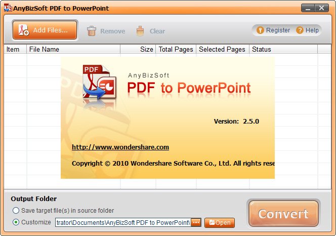 PDFתPPT(AnyBizSoft PDF to PowerPoint)ͼ1