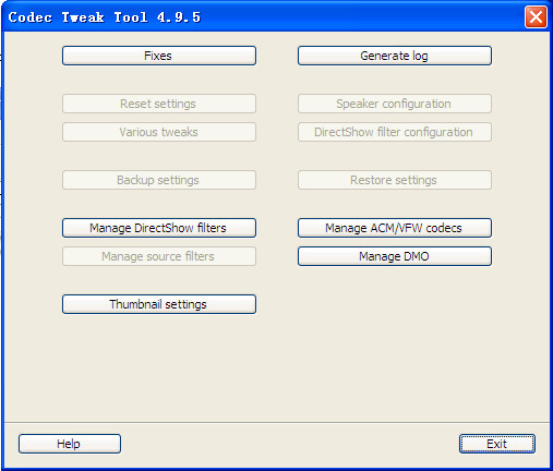 a^Vz鹤(K-Lite Codec Tweak Tool)؈D0