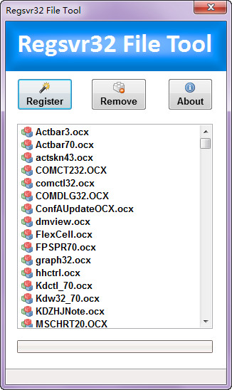 ע(c)жddllocxؼ(Regsvr32 File Tool)؈D0