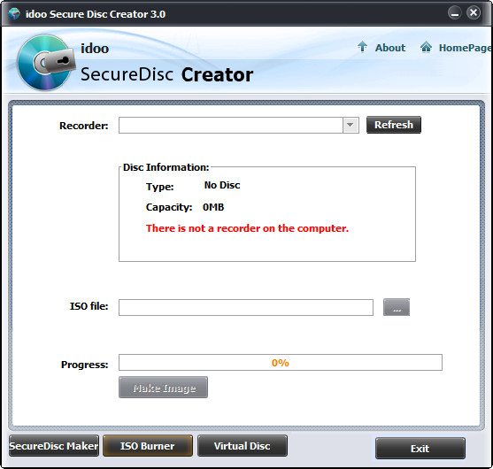 ̼(Idoo Secure Disc Creator)ͼ1