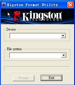 ʿU̸ʽ(Kingston Format Utility)ͼ0