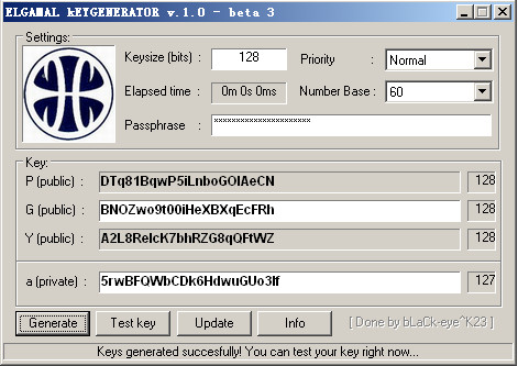 ȫ(ElGamal Keypair Generator )؈D0