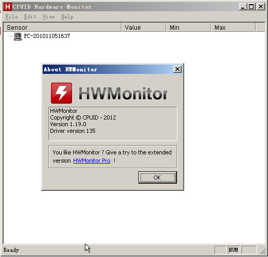 HWMonitor Pro x32(CPU¶,ѹ,תʵʱ⹤)ͼ0