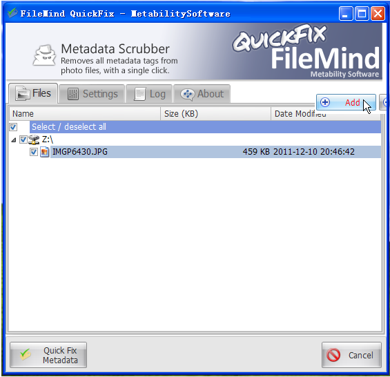 EXIFļɾ(FileMind QuickFix)ͼ0