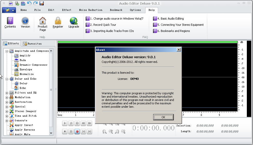 ӻƵ༭(Audio Editor Deluxe)ͼ1