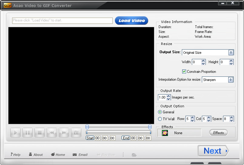 ƵתGIF(Aoao Video to GIF Converter)ͼ1