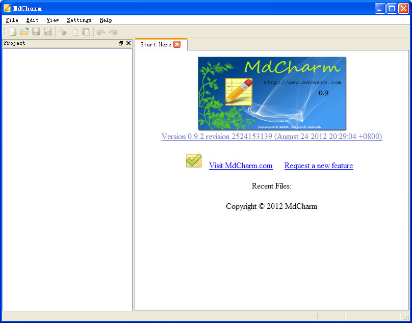 MdCharm(PDF/HTML/ODTı༭)ͼ0