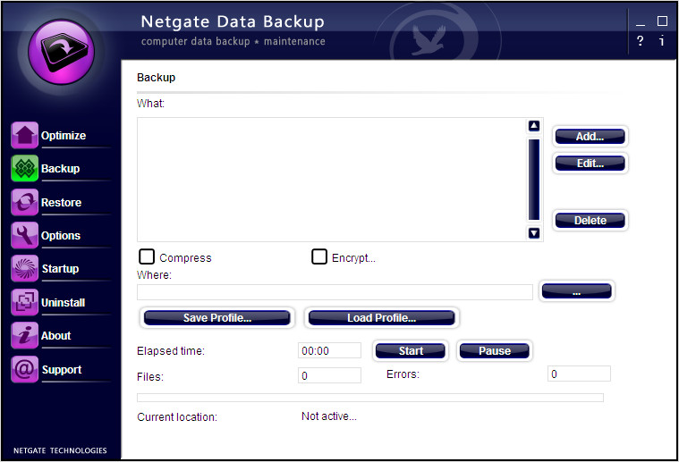 ļ(NETGATE Data Backup)ͼ0