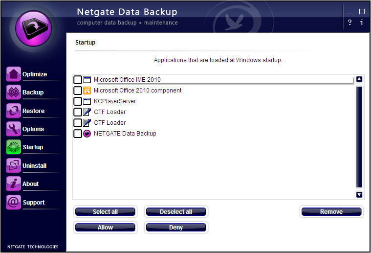 ļ(NETGATE Data Backup)ͼ1