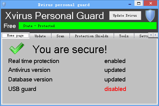 ԰ȫ(Xvirus personal guard)ͼ0