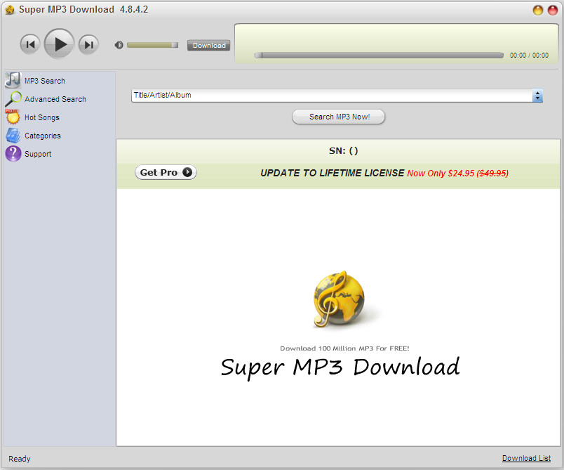 MP3ز(Super MP3 Download)ͼ0