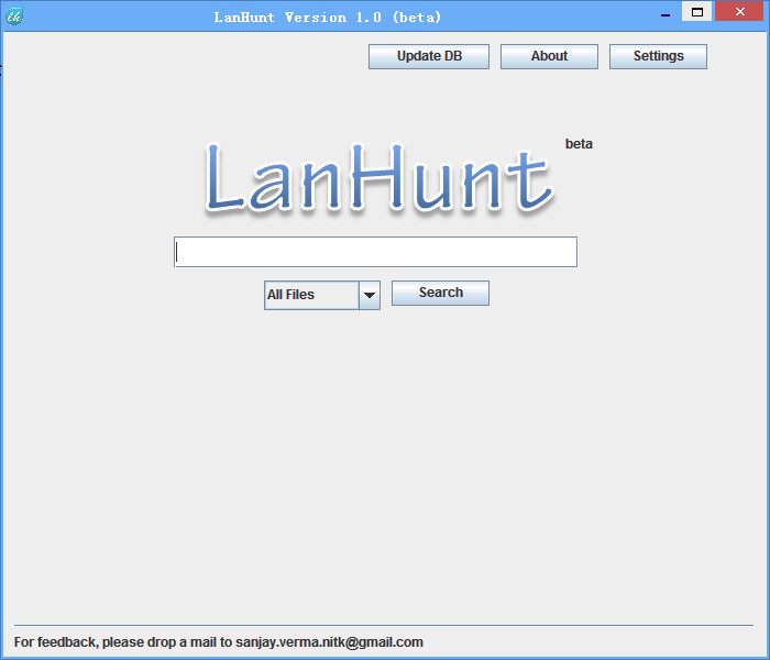 局域网共享文件搜索工具(LanHunt)1.0 绿色免费