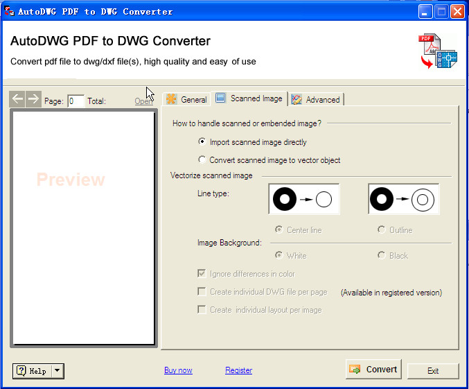 pdfתcad(AutoDWG PDF to DWG Converter)ͼ0
