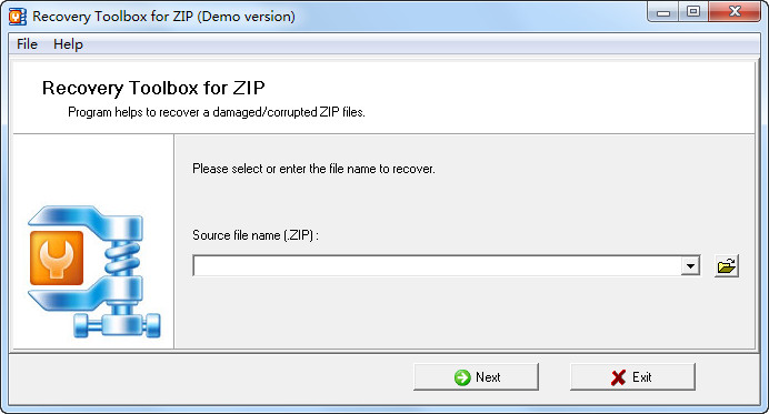 ZIPѹļ޸(Recovery Toolbox for Zip)ͼ0