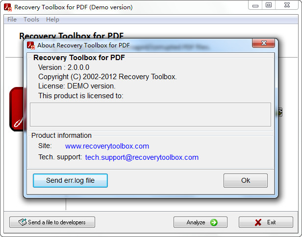 PDFļ޸(Recovery Toolbox for PDF)ͼ1