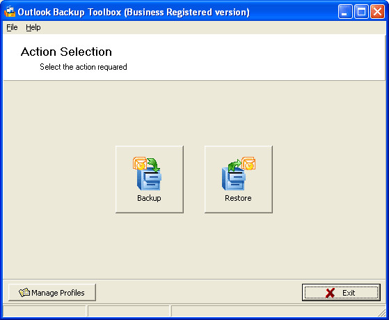 Outlookݱݹ(Outlook Backup Toolbox)ͼ0
