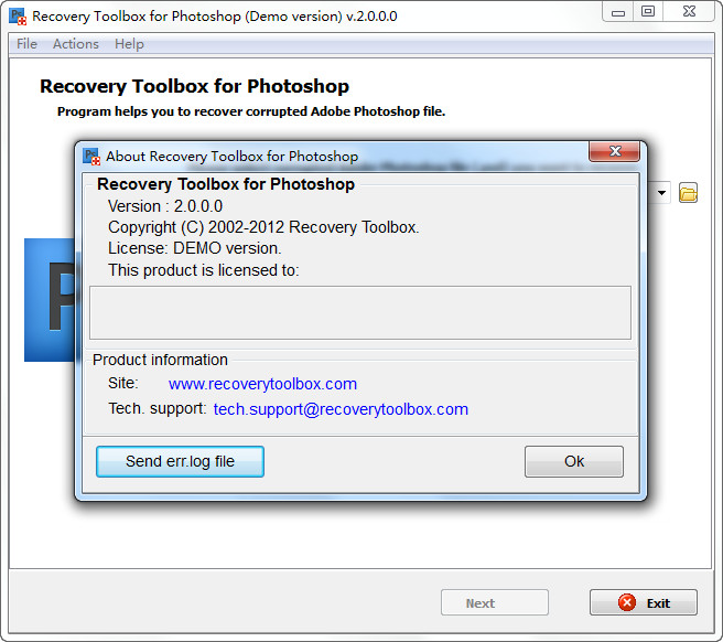 PSDļ޸(Recovery Toolbox for Photoshop)ͼ1