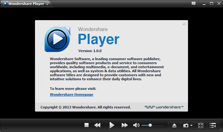 Wondershare Player(ȫܲ)ͼ1