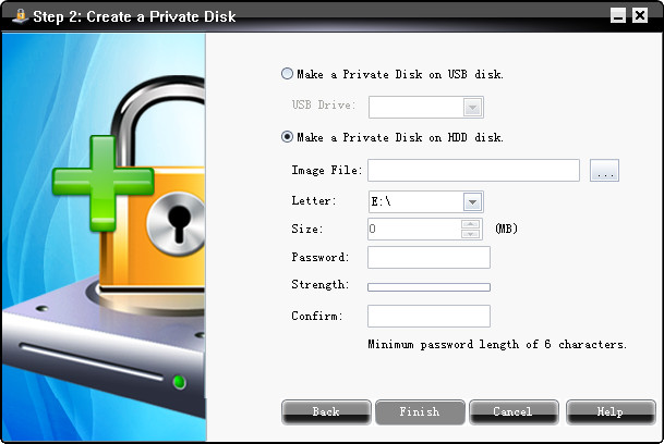 ˽(GiliSoft Private Disk)ͼ1