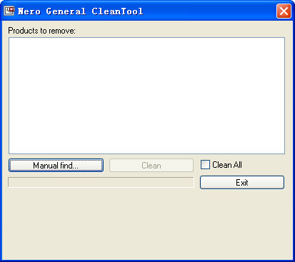 NeroٷƷжع(Nero General CleanTool)ͼ0