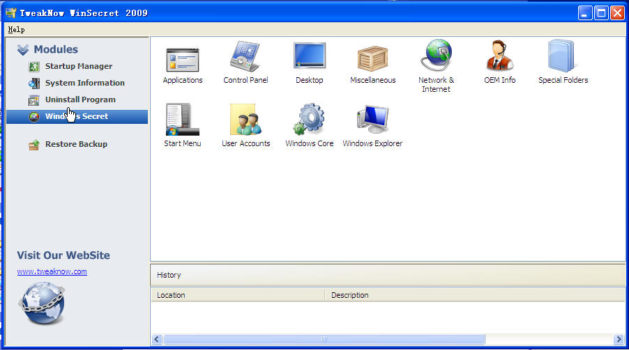 ϵͳ(TweakNow WinSecret 2009)ͼ0