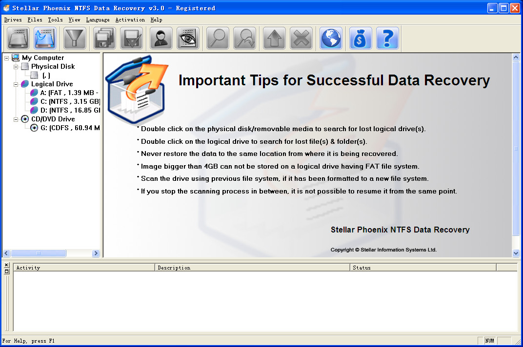 ϵͳݻָ(NTFS Data Recovery)ͼ0