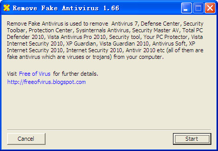 Ƴðɱ(Remove Fake Antivirus)ͼ1