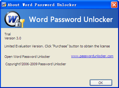 ȫ׵ػָWord(Word Password Unlocker)ͼ1