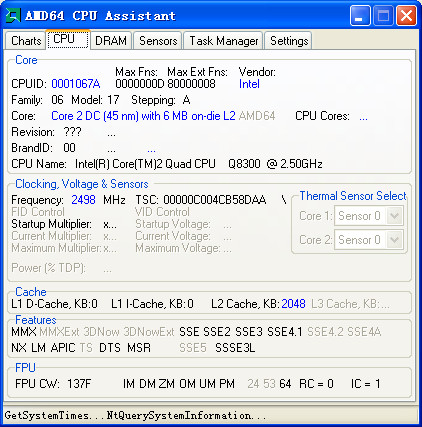 CPU(AMD64 CPU Assistant)ͼ1