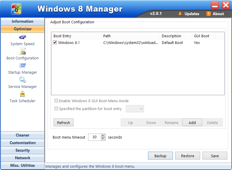 Windows 8 Manager(Win8ܹ)ͼ1