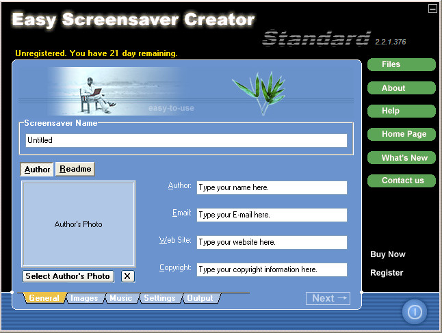 Ļ(Easy Screensaver Creator Standard)ͼ0