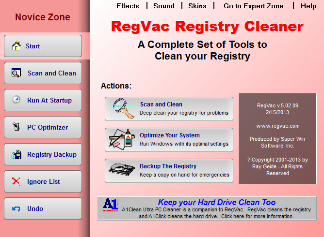 ע(RegVac Registry Cleaner)ͼ0