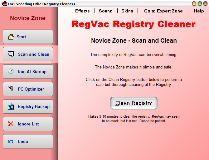 ע(RegVac Registry Cleaner)ͼ1
