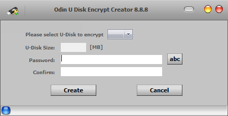 U̼ܹ(Odin U Disk Encrypt Creator)ͼ0