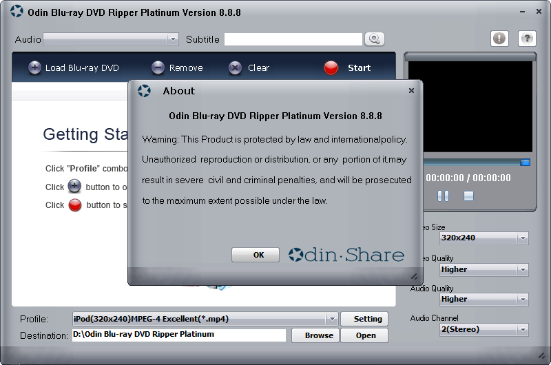 Ƶת(Odin Blu-ray DVD Ripper)ͼ1