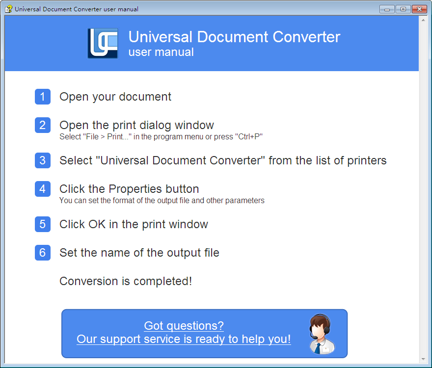 ĵת(Universal Document Converter)ͼ0
