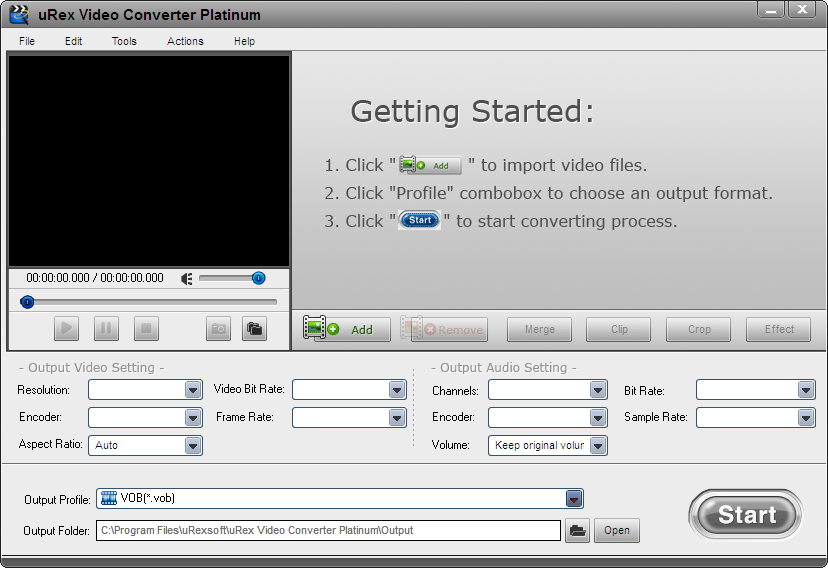 ๦Ƶת(uRex Video Converter Platinum)ͼ0