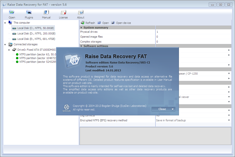 FATݻָ(Raise Data Recovery for FAT)ͼ1