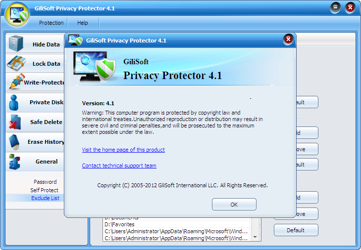 ˽(GiliSoft Privacy Protector)ͼ3