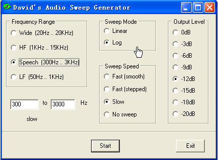 Ƶźŷ(Davids Audio Sweep Generator)ͼ0