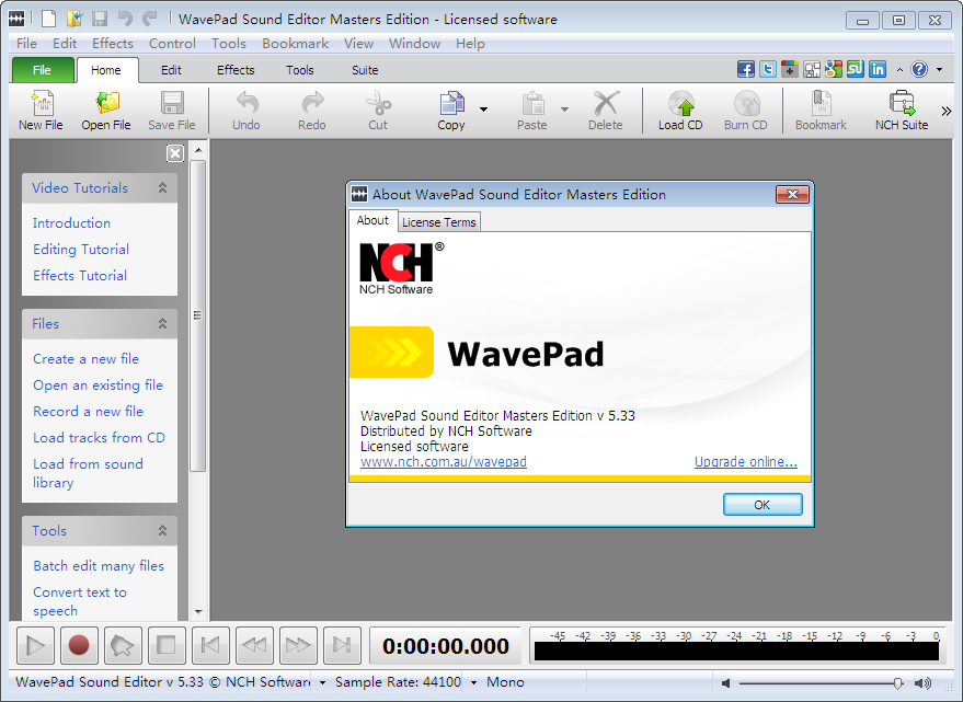 Ƶ༭(WavePad)ͼ1