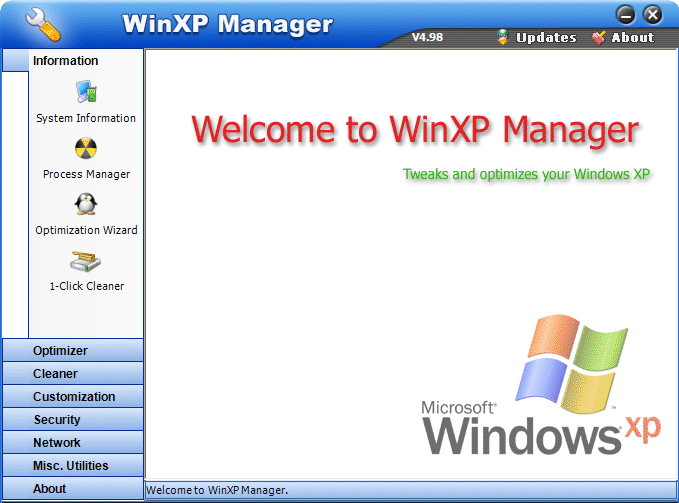 WinXPܹ(WinXP Manager)ͼ0