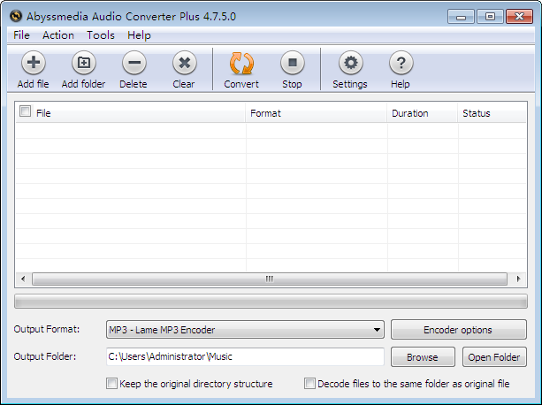 Ƶת(Abyssmedia Audio Convert Plus)ͼ0