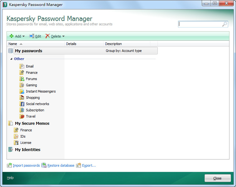 ˹(Kaspersky Password Manager)ͼ0